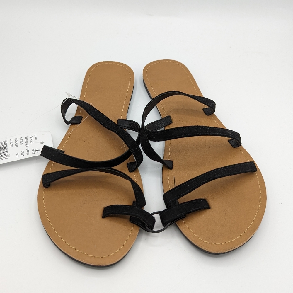 NEW Womens Pacsun Tan Sandals Flip Flops Shoes Size 7